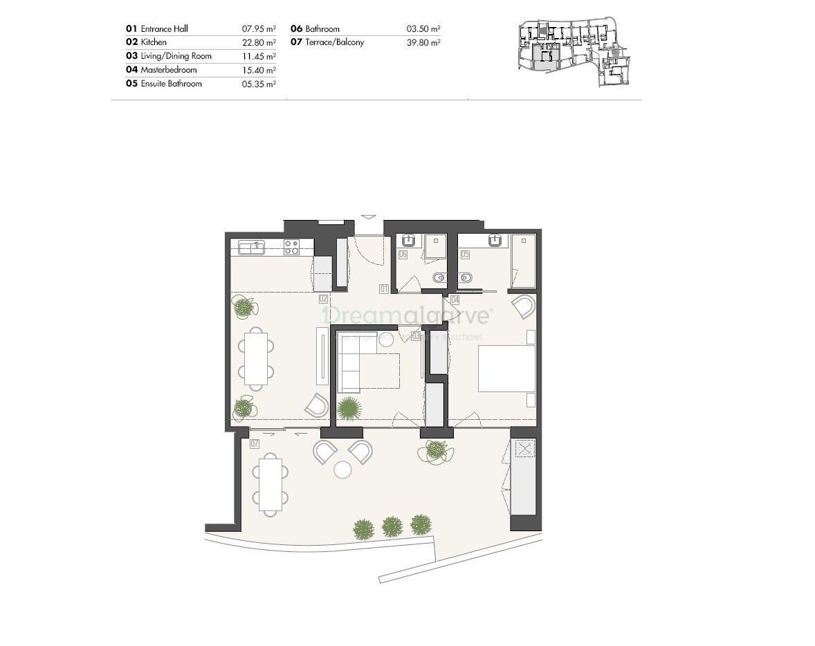 1 Bed, 1 Bath, ApartmentFor Sale, Lagos, Faro, 8600-282