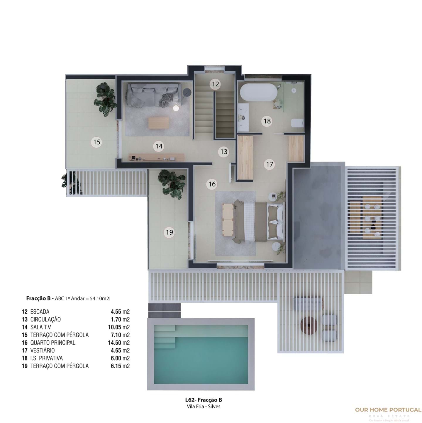 3 Bed, 2 Bath, HouseFor Sale, Silves, Faro, 8300-043