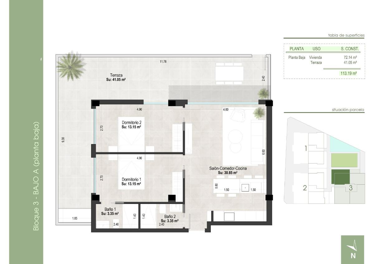 2 Bed, 2 Bath, ApartmentFor Sale, San Pedro Del Pinatar, Murcia