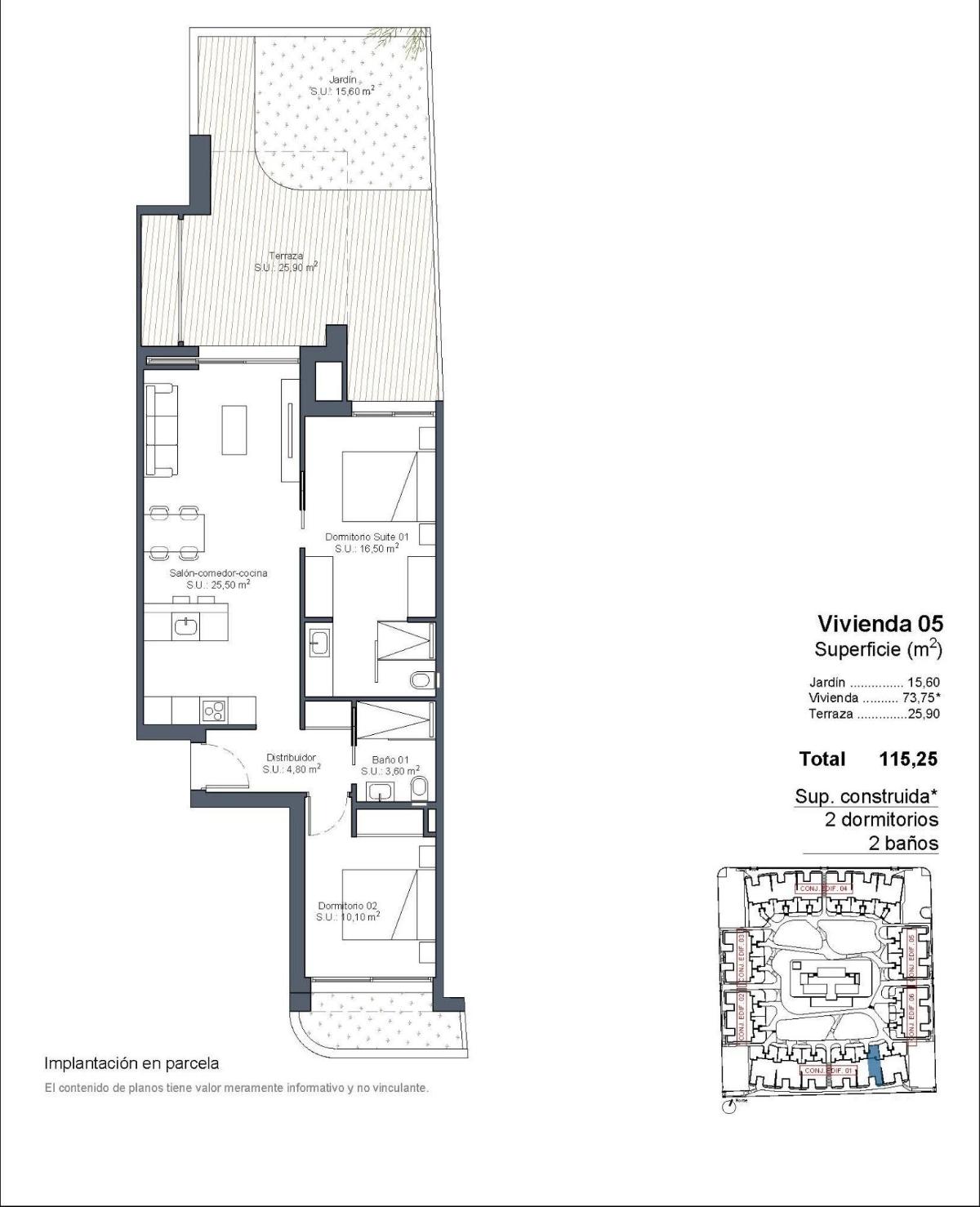2 Bed, 2 Bath, HouseFor Sale, Ciudad Quesada, Alicante