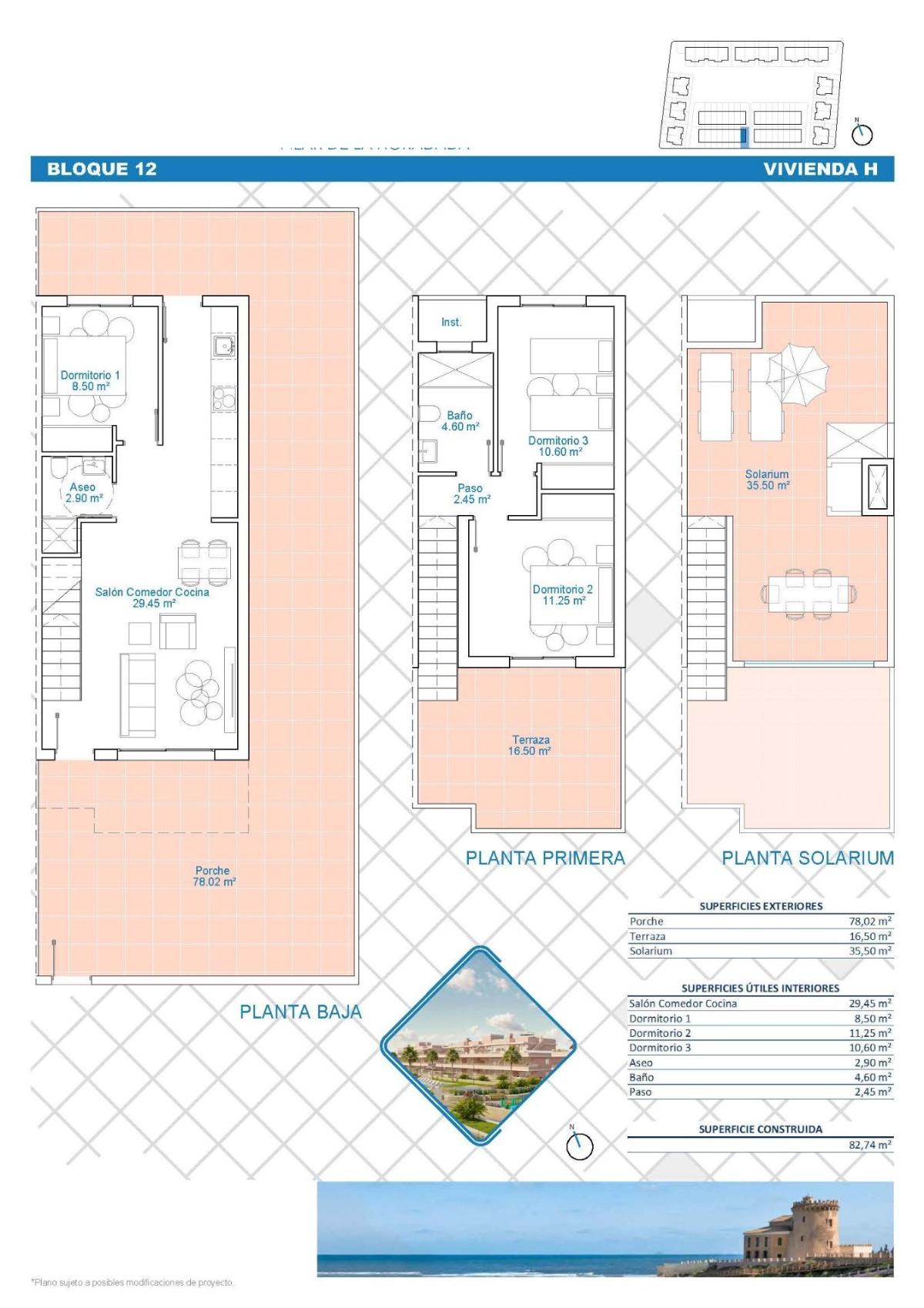 3 Bed, 2 Bath, HouseFor Sale, Pilar De La Horadada, Alicante