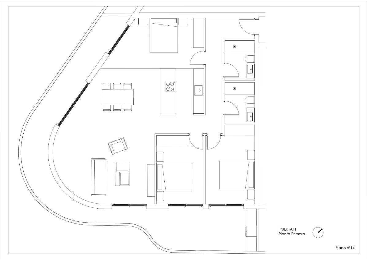 3 Bed, 2 Bath, ApartmentFor Sale, Calpe, Alicante