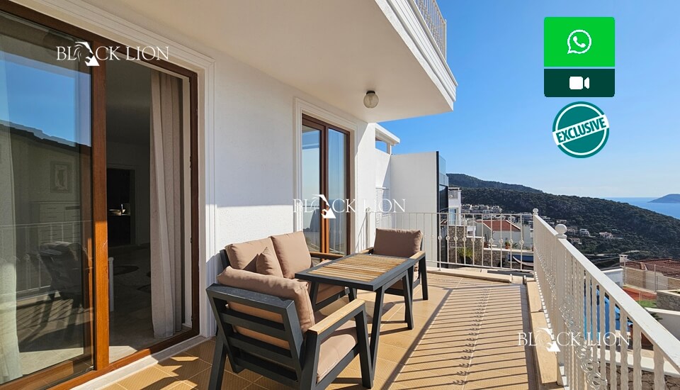 4 Bed, 4 Bath, ApartmentFor Sale, Kisla, Kalkan, Antalya