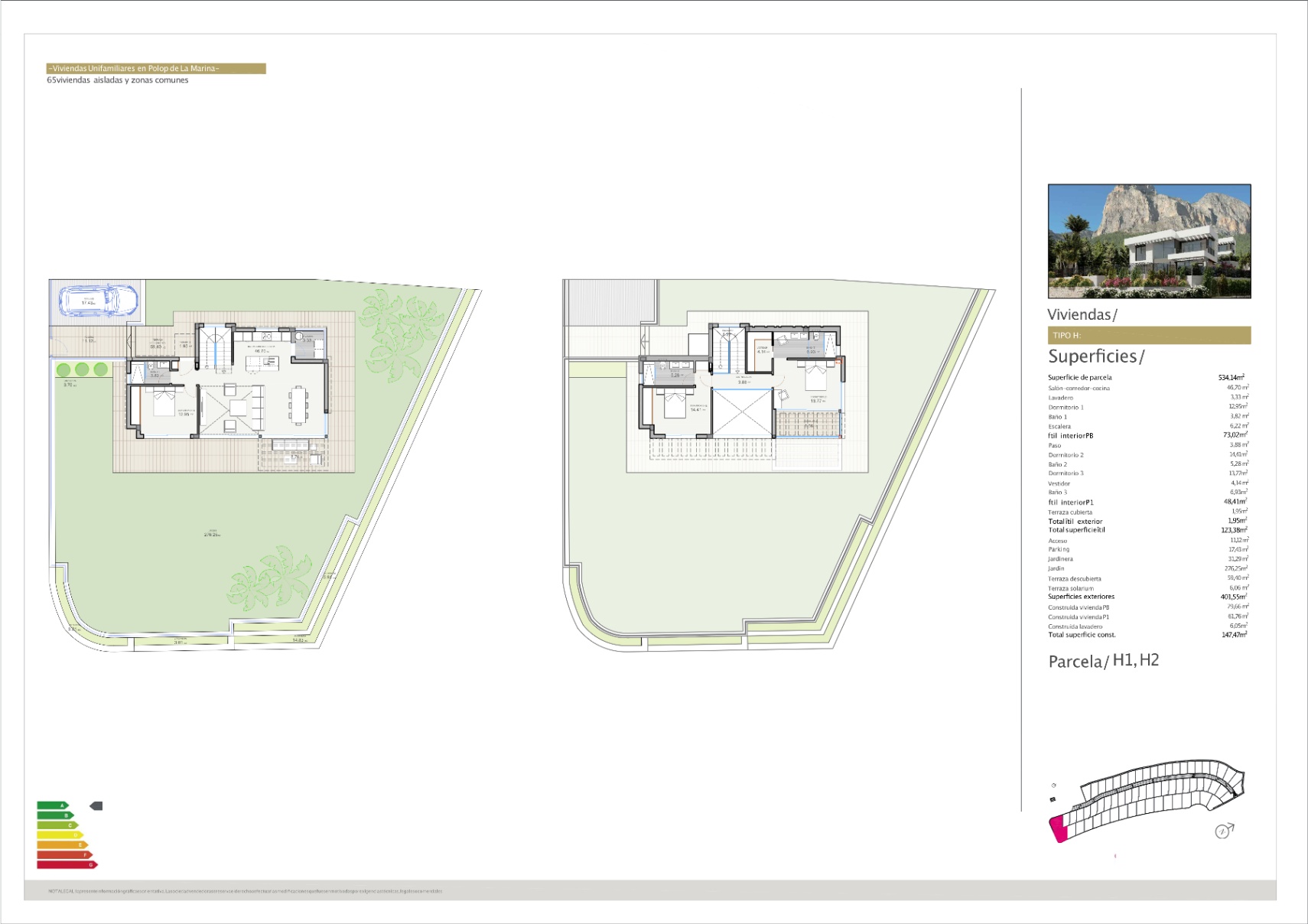 3 Bed, 2 Bath, HouseFor Sale, Polop, Alicante