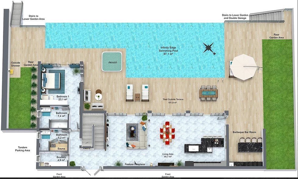 5 Bed, 4 Bath, HouseFor Sale, Pegeia, Paphos