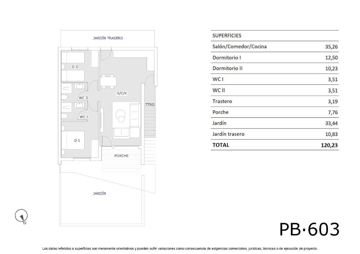 2 Bed, 2 Bath, HouseFor Sale, San Miguel de Salinas, Alicante