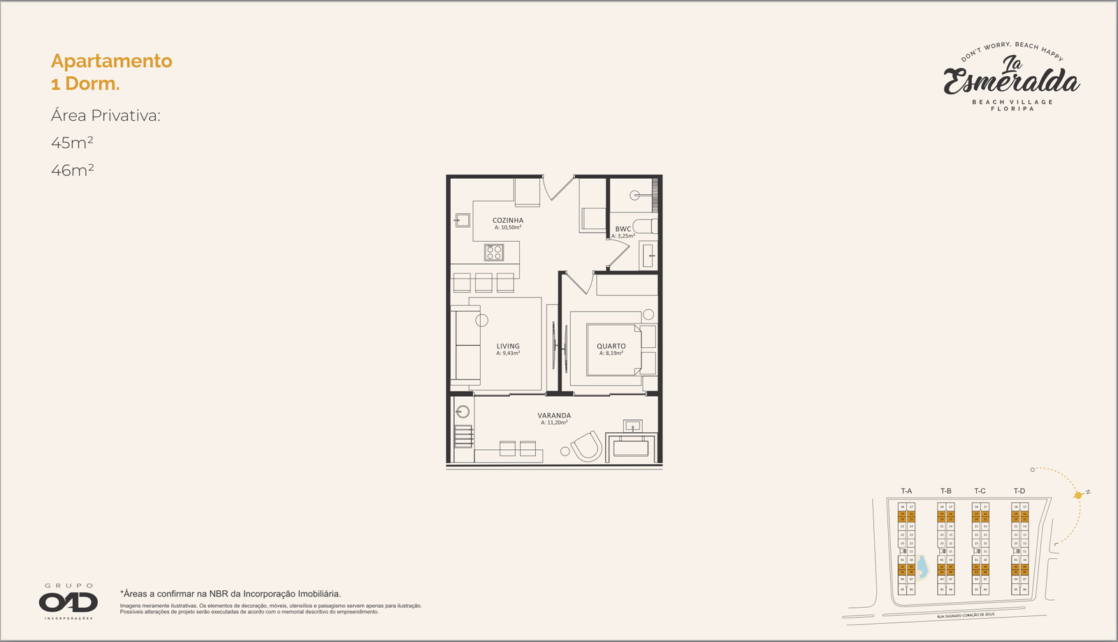 1 Bed, 1 Bath, ApartmentFor Sale, Morro das Pedras, Santa Catarina, 88066-070