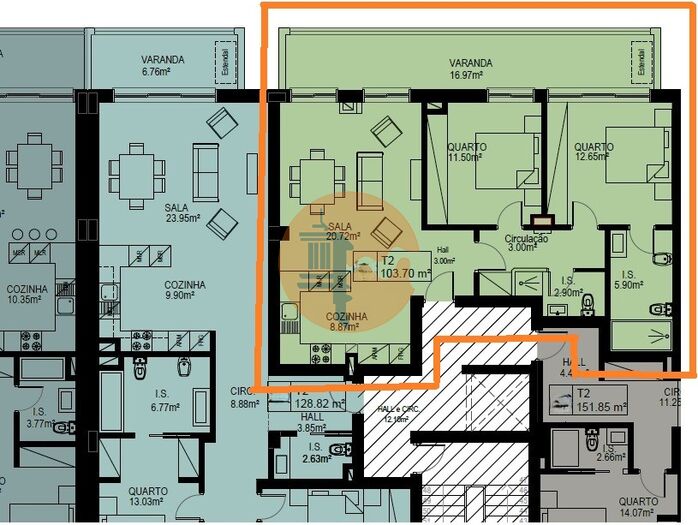 2 Bed, 2 Bath, ApartmentFor Sale, Olhão, Faro