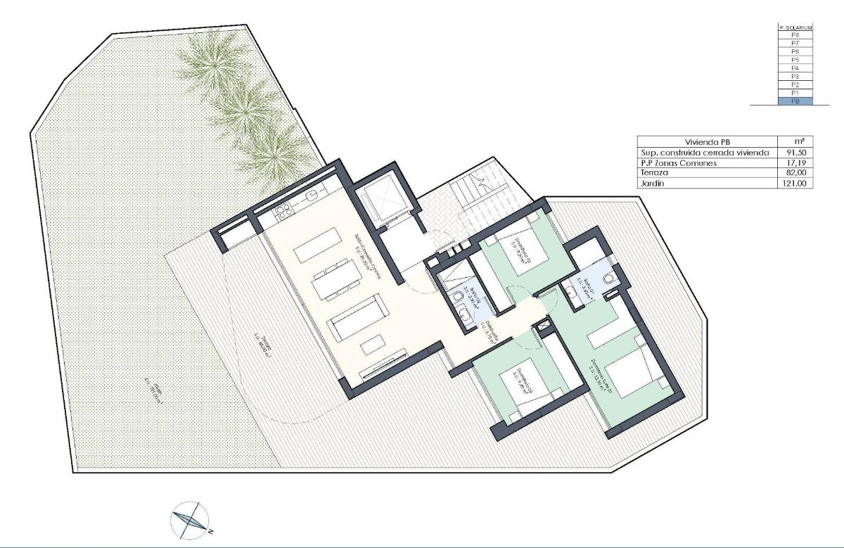 3 Bed, 2 Bath, ApartmentFor Sale, Guardamar Del Segura, Alicante