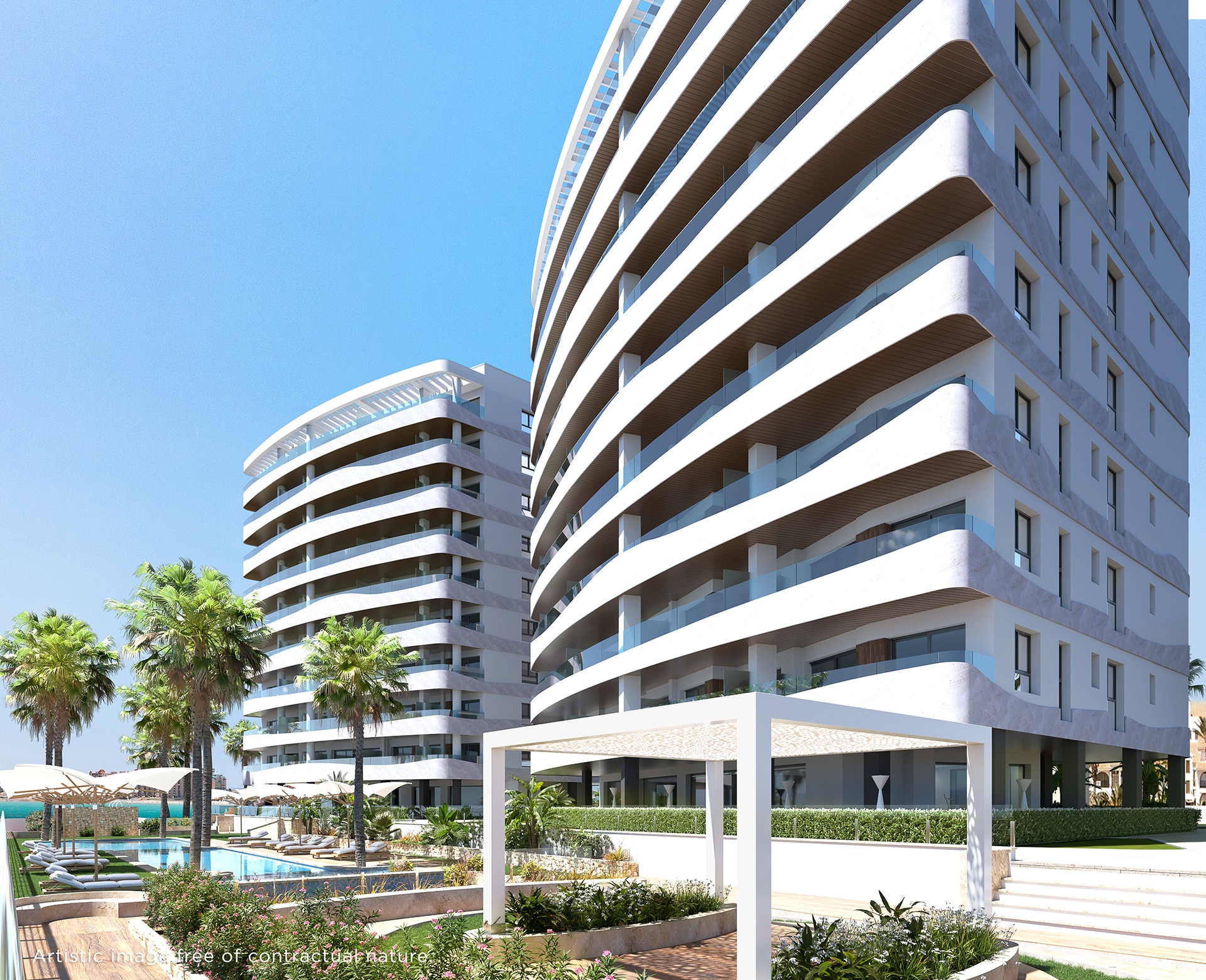 2 Bed, 2 Bath, ApartmentFor Sale, La Manga Del Mar Menor, Murcia