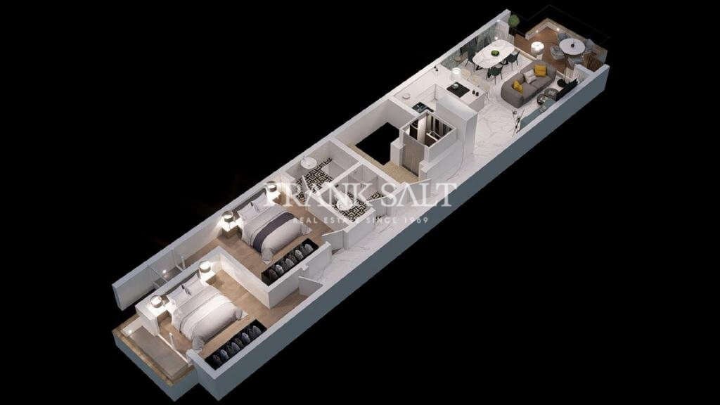 2 Bed, ApartmentFor Sale, St Julians, Malta