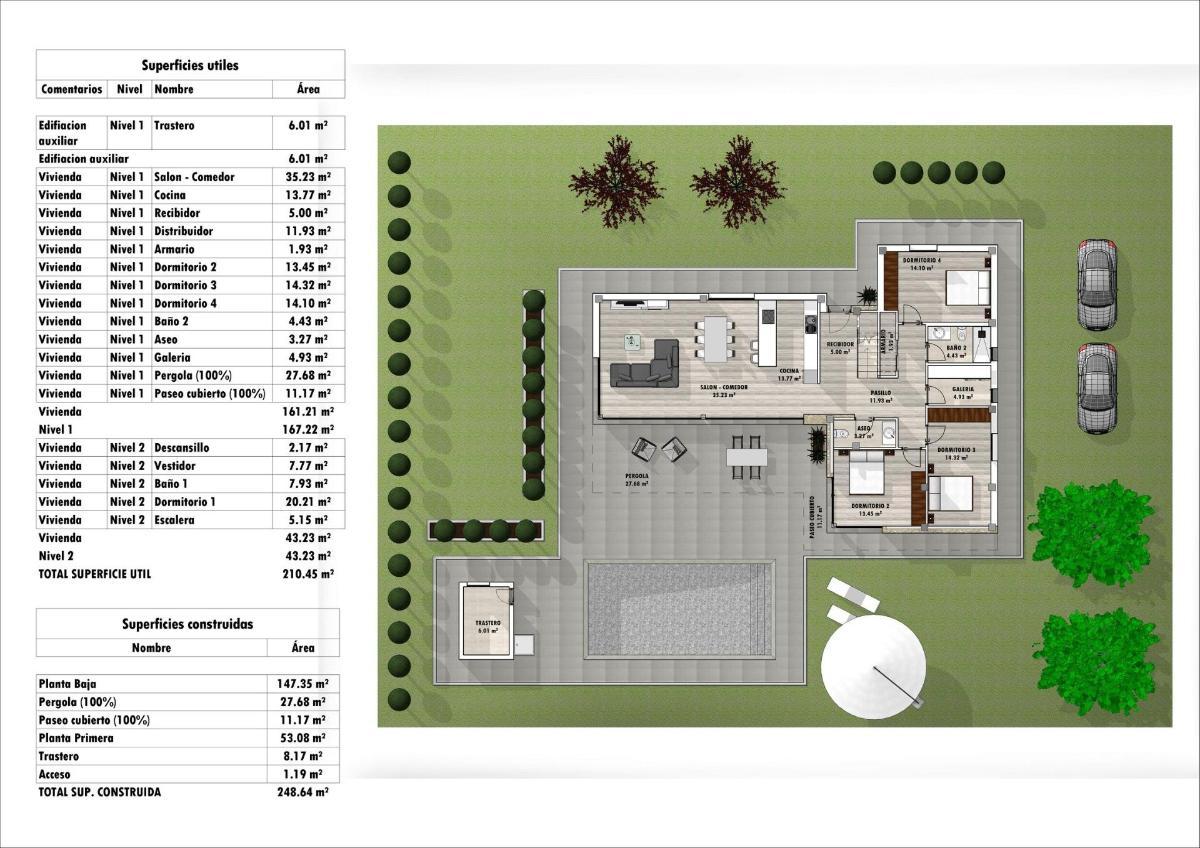 4 Bed, 3 Bath, HouseFor Sale, Aspe, Alicante