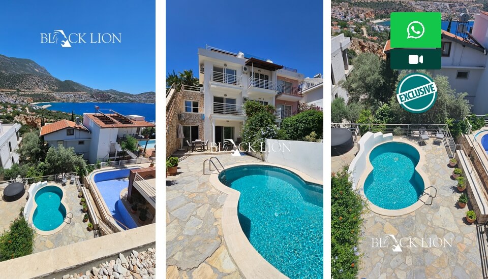 3 Bed, 3 Bath, HouseFor Sale, Ortaalan, Kalkan, Antalya