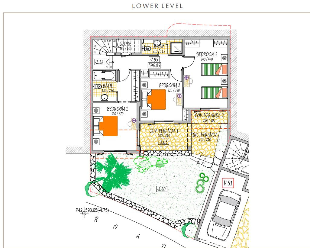 3 Bed, 2 Bath, HouseFor Sale, Tsada, Paphos