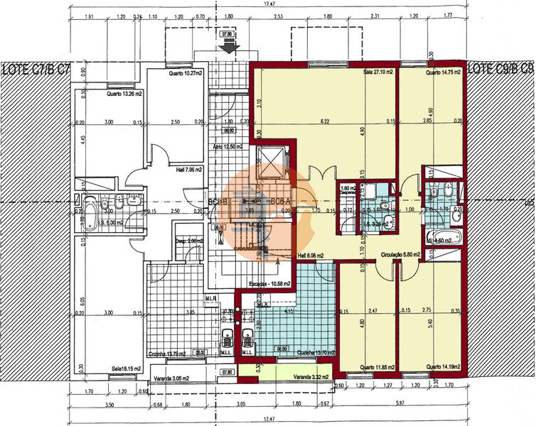 3 Bed, 2 Bath, ApartmentFor Sale, Vila Real de Santo Antonio, Faro