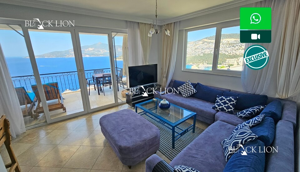 3 Bed, 2 Bath, ApartmentFor Sale, Komurluk, Kalkan, Antalya