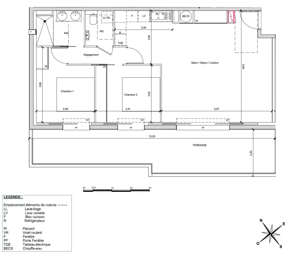 2 Bed, 1 Bath, ApartmentFor Sale, Saint-Tropez, Var