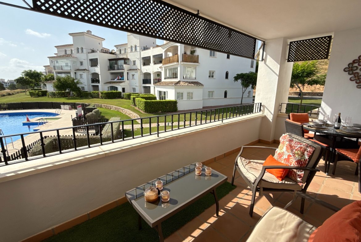2 Bed, 1 Bath, ApartmentFor Sale, Hacienda Riquelme Golf Resort, Murcia