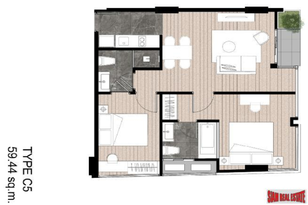 2 Bed, 2 Bath, ApartmentFor Sale, Phrom Phong, Bangkok