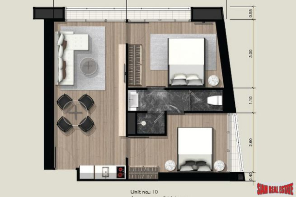 2 Bed, 1 Bath, ApartmentFor Sale, Phrom Phong, Bangkok 2 Bed, 1 Bath, ApartmentFor Sale, Phrom Phong, Bangkok