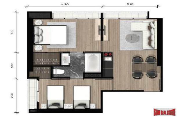 2 Bed, 1 Bath, ApartmentFor Sale, Phrom Phong, Bangkok