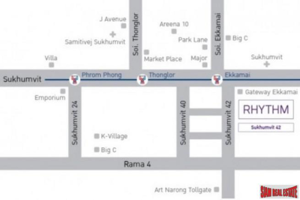 2 Bed, 2 Bath, ApartmentFor Sale, Ekkamai, Bangkok