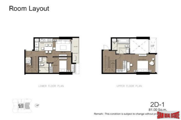 2 Bed, 2 Bath, ApartmentFor Sale, Thong Lo, Bangkok