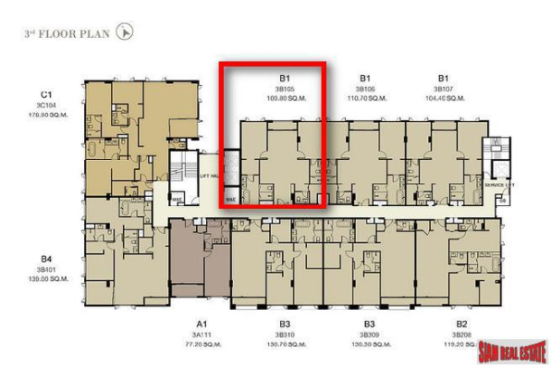 2 Bed, 2 Bath, ApartmentFor Sale, Thong Lo, Bangkok