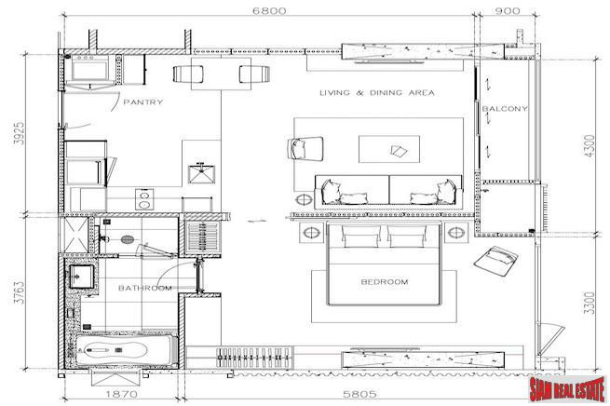 1 Bed, 1 Bath, ApartmentFor Sale, Thong Lo, Bangkok