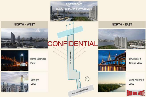 3 Bed, 3 Bath, ApartmentFor Sale, Rama 3, Bangkok