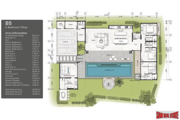 4 Bed, 6 Bath, HouseFor Sale, Cherng Talay, Phuket