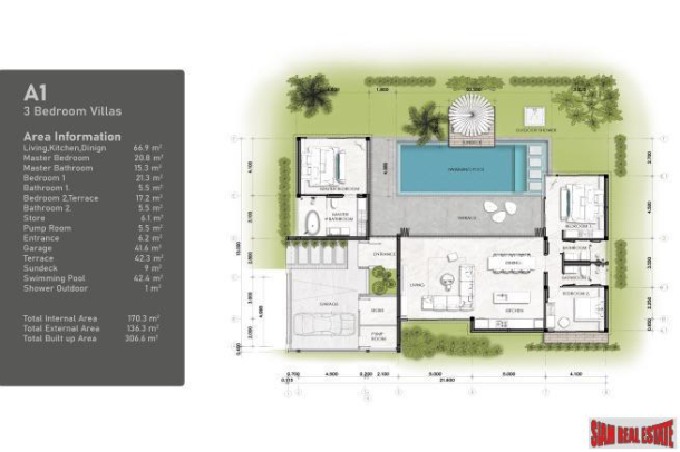 3 Bed, 3 Bath, HouseFor Sale, Cherng Talay, Phuket