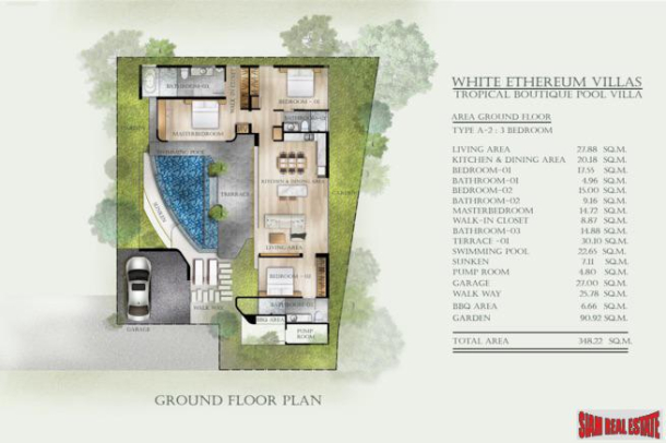 3 Bed, 3 Bath, HouseFor Sale, Cherng Talay, Phuket