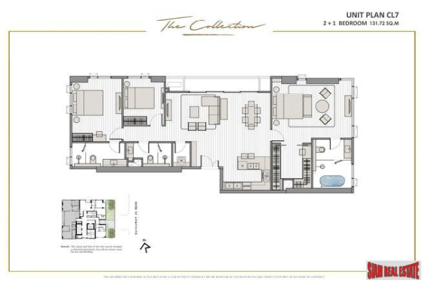 3 Bed, 3 Bath, ApartmentFor Sale, Asok, Bangkok