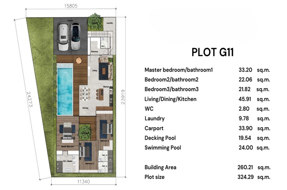 3 Bed, 3 Bath, HouseFor Sale, Thalang, Phuket