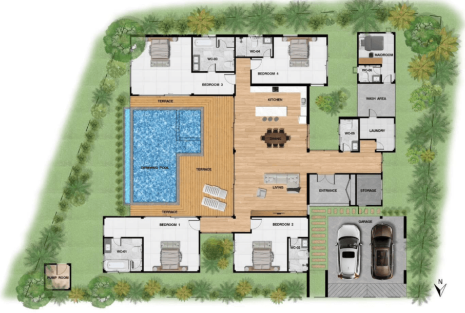 3 Bed, 5 Bath, HouseFor Sale, Thalang, Phuket