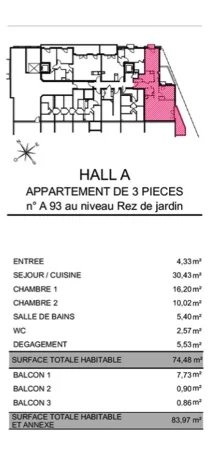 2 Bed, 1 Bath, ApartmentFor Sale, Nice, Alpes-Maritimes