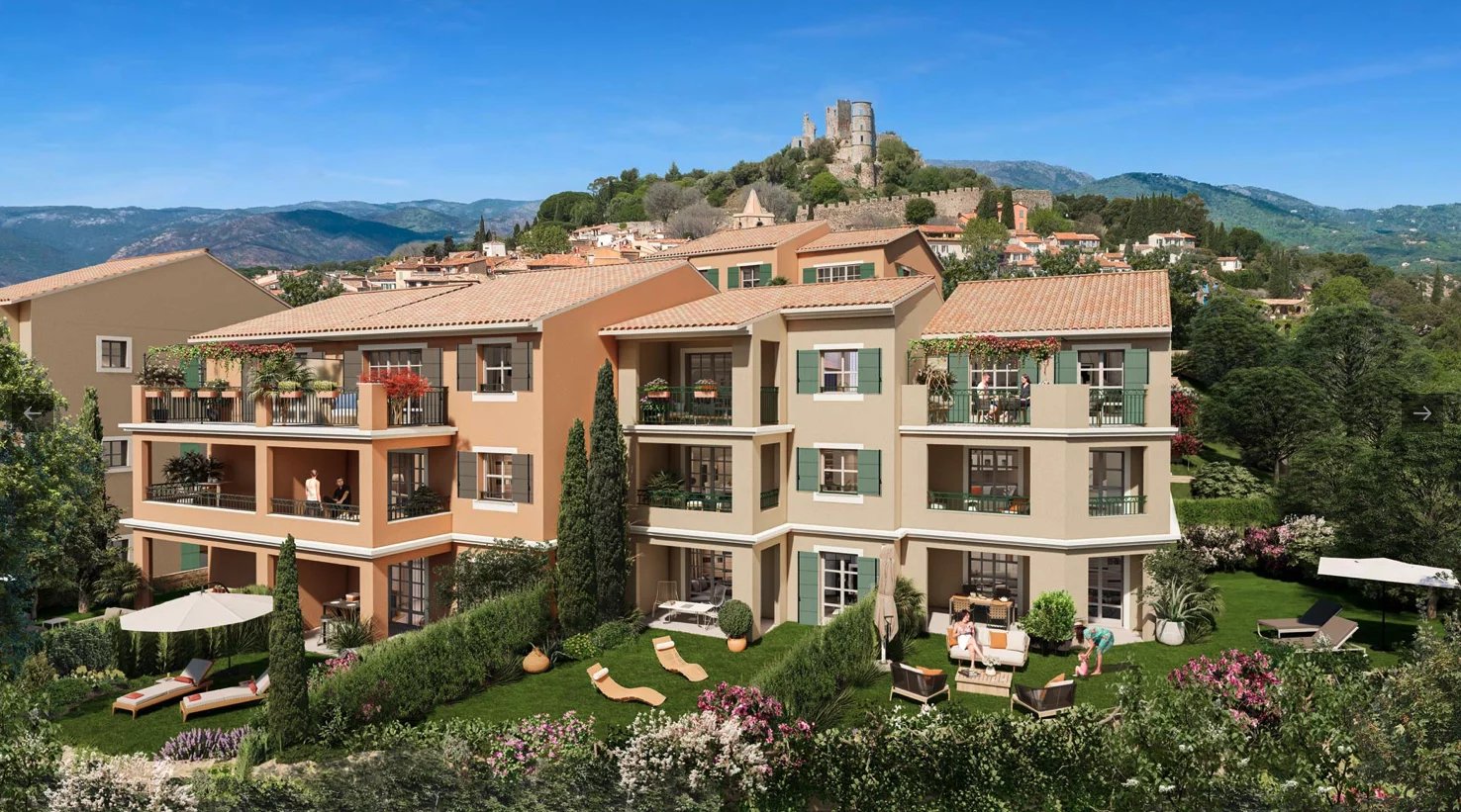 3 Bed, 2 Bath, ApartmentFor Sale, Grimaud, Var