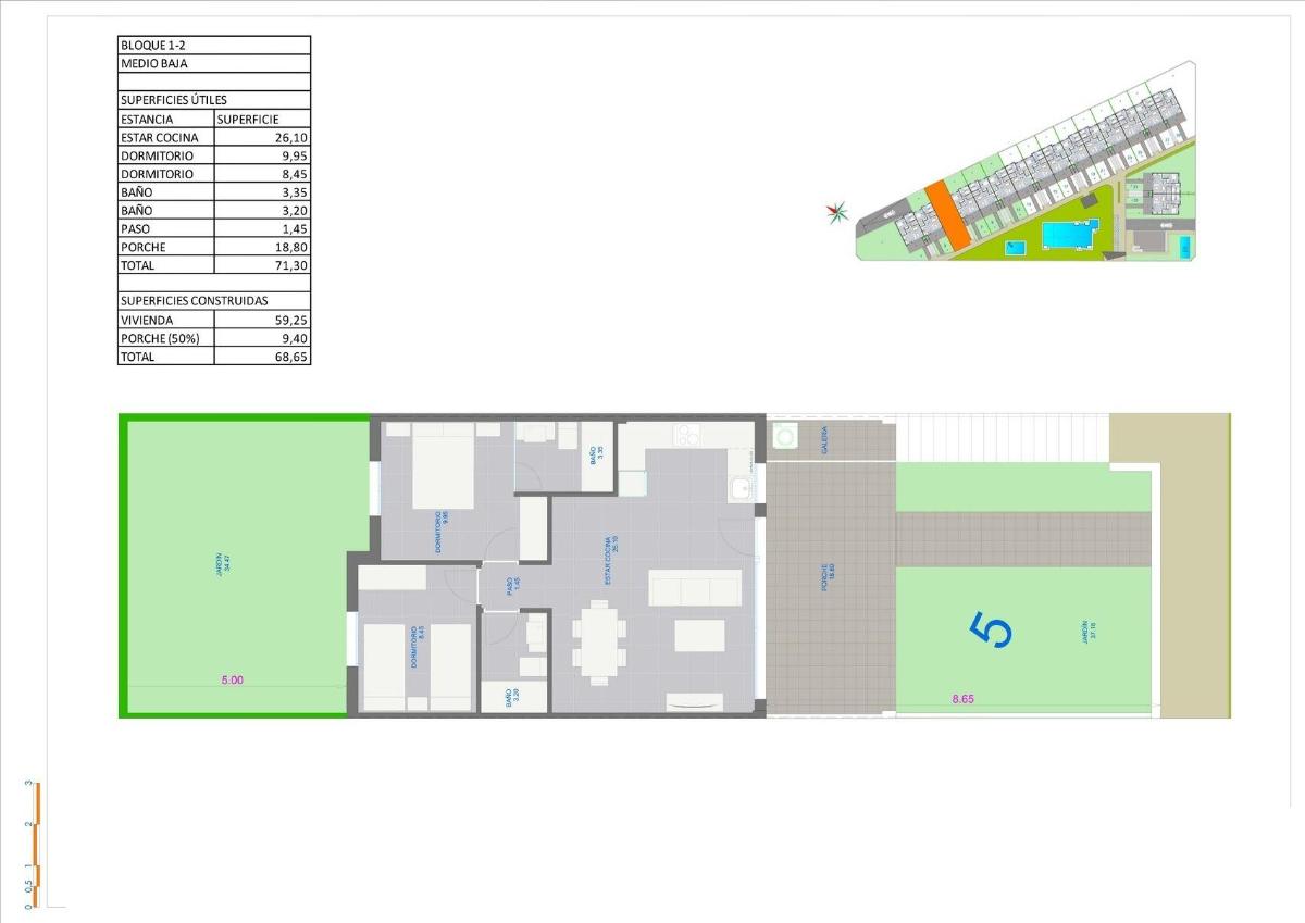 2 Bed, 2 Bath, HouseFor Sale, Pilar De La Horadada, Alicante