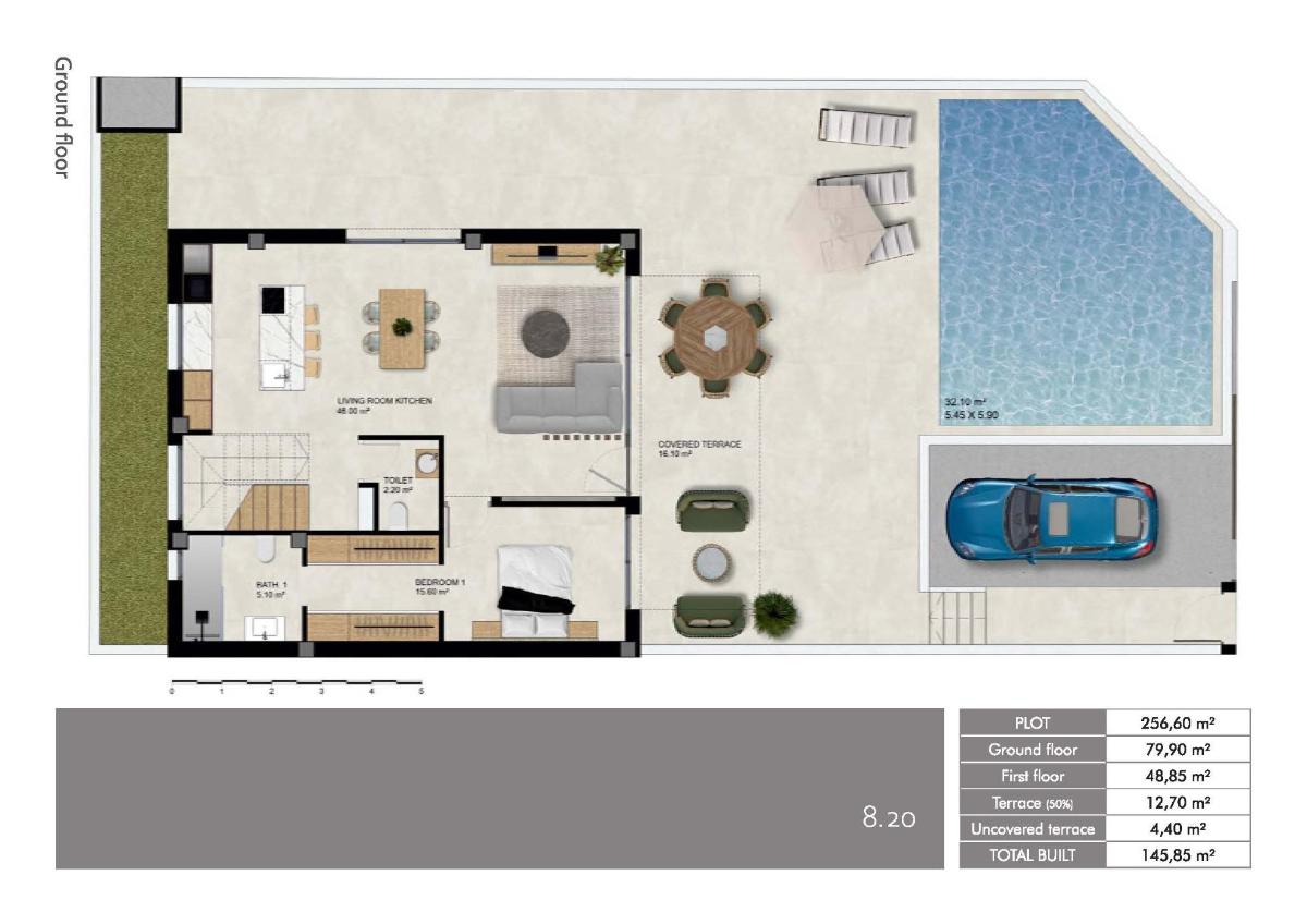 3 Bed, 2 Bath, HouseFor Sale, Dolores, Alicante