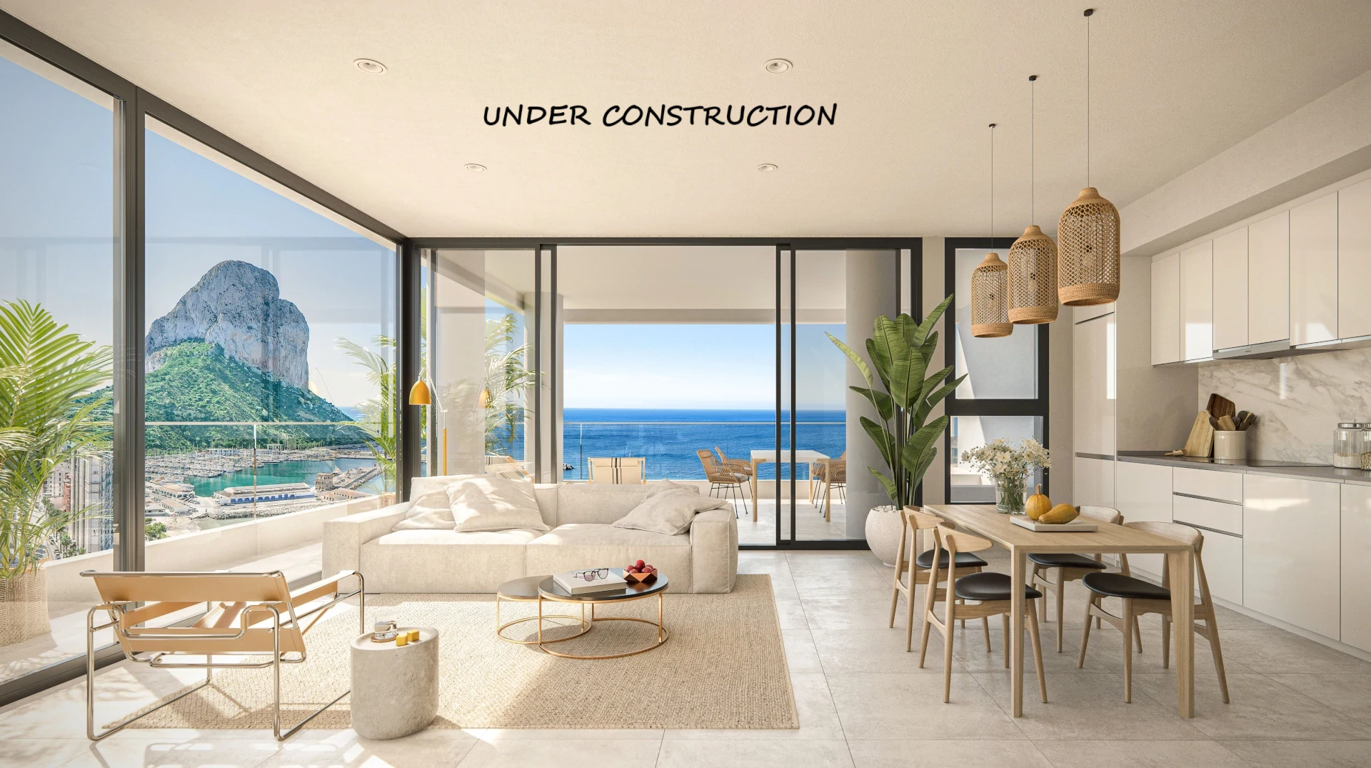 3 Bed, 2 Bath, ApartmentFor Sale, Calpe, Alicante