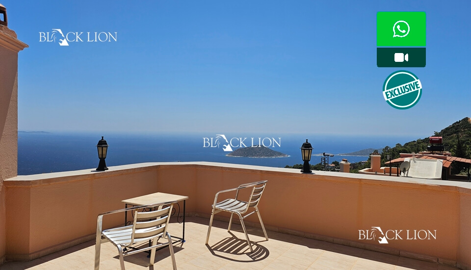 3 Bed, 2 Bath, HouseFor Sale, Yeşilköy, Kalkan, Antalya