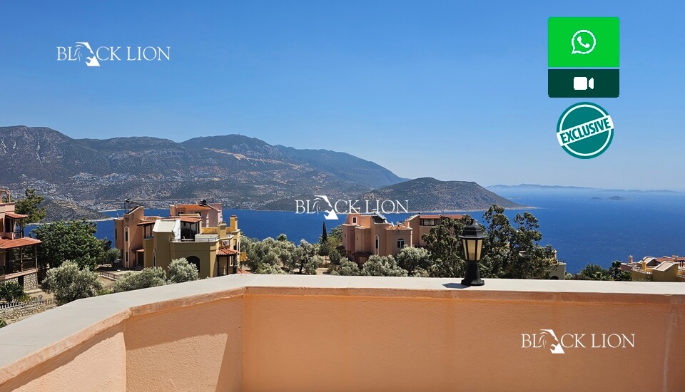3 Bed, 2 Bath, HouseFor Sale, Yeşilköy, Kalkan, Antalya