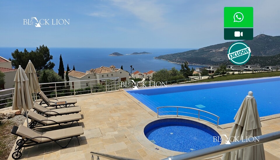 3 Bed, 3 Bath, HouseFor Sale, Lavanta, Kalkan, Antalya