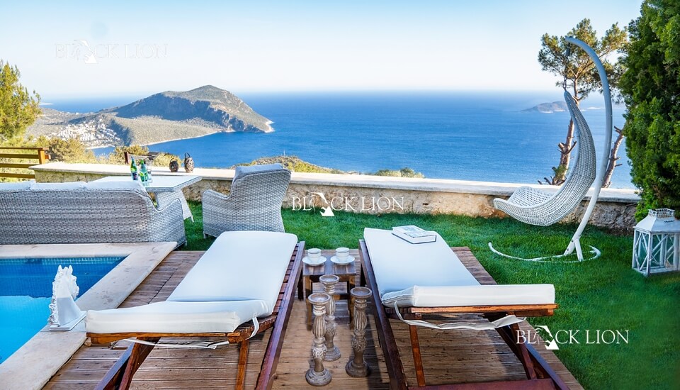 3 Bed, 3 Bath, HouseFor Sale, Lavanta, Kalkan, Antalya