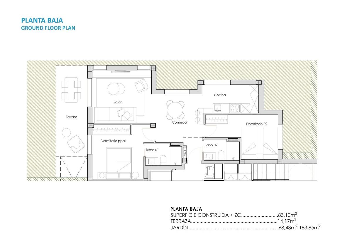 2 Bed, 2 Bath, ApartmentFor Sale, Santa Rosalia Lake And Life Resort, Murcia