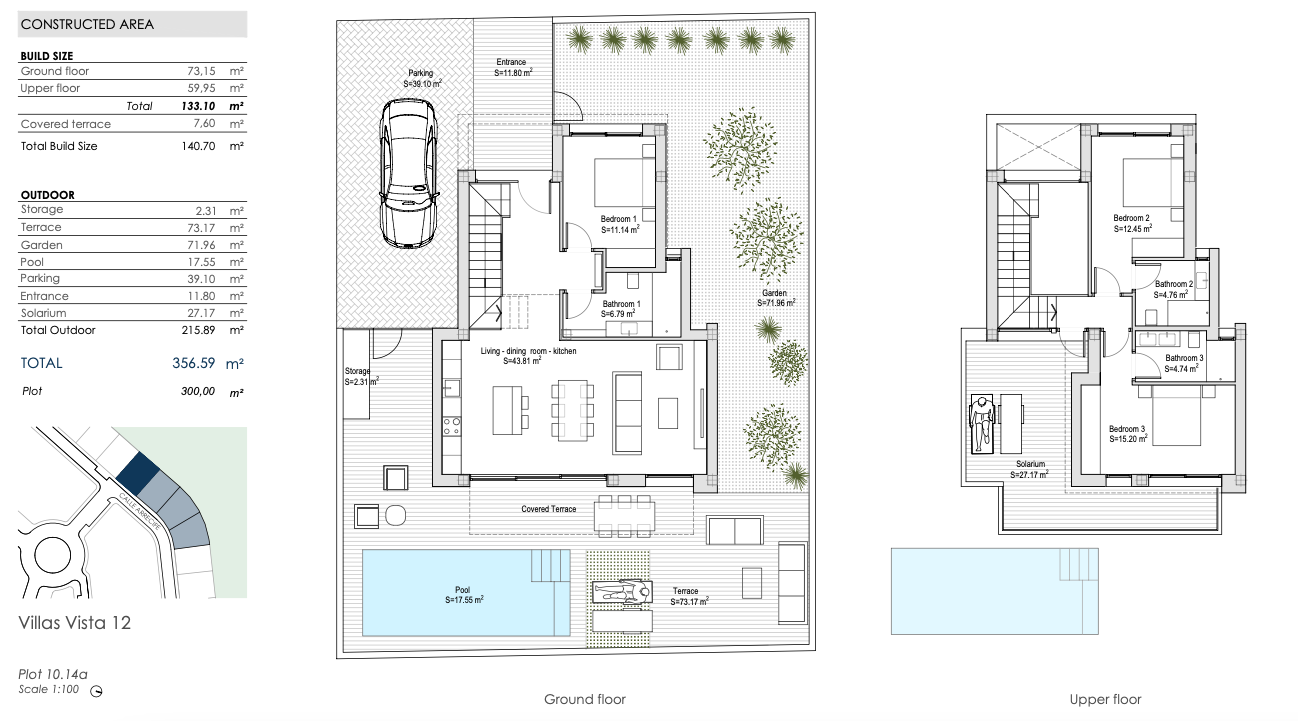 3 Bed, 3 Bath, HouseFor Sale, Roda Golf, Murcia