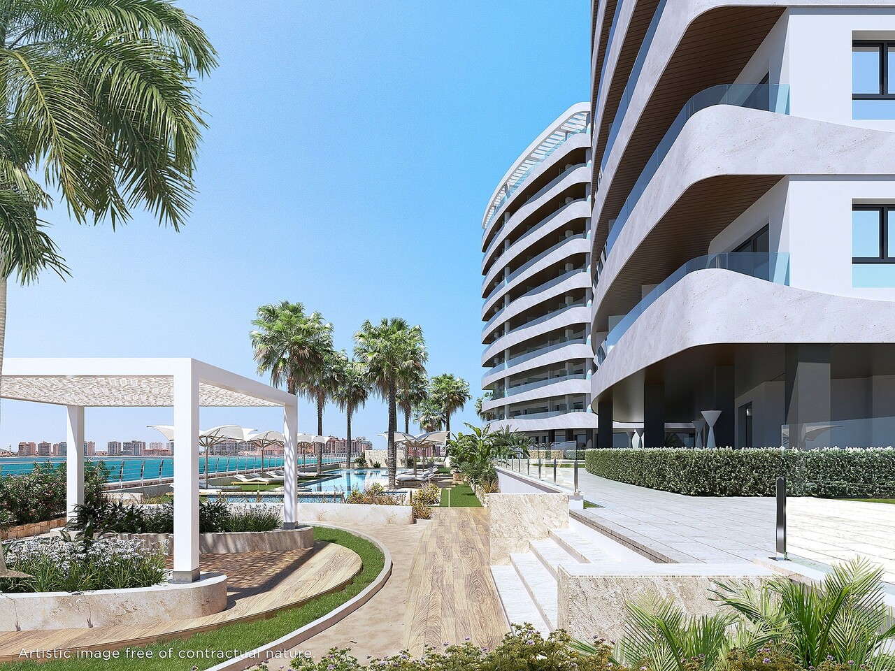 2 Bed, 2 Bath, ApartmentFor Sale, La Manga Del Mar Menor, Murcia, 30380
