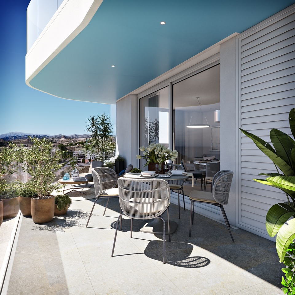 2 Bed, 2 Bath, ApartmentFor Sale, Villajoyosa, Alicante, 03570