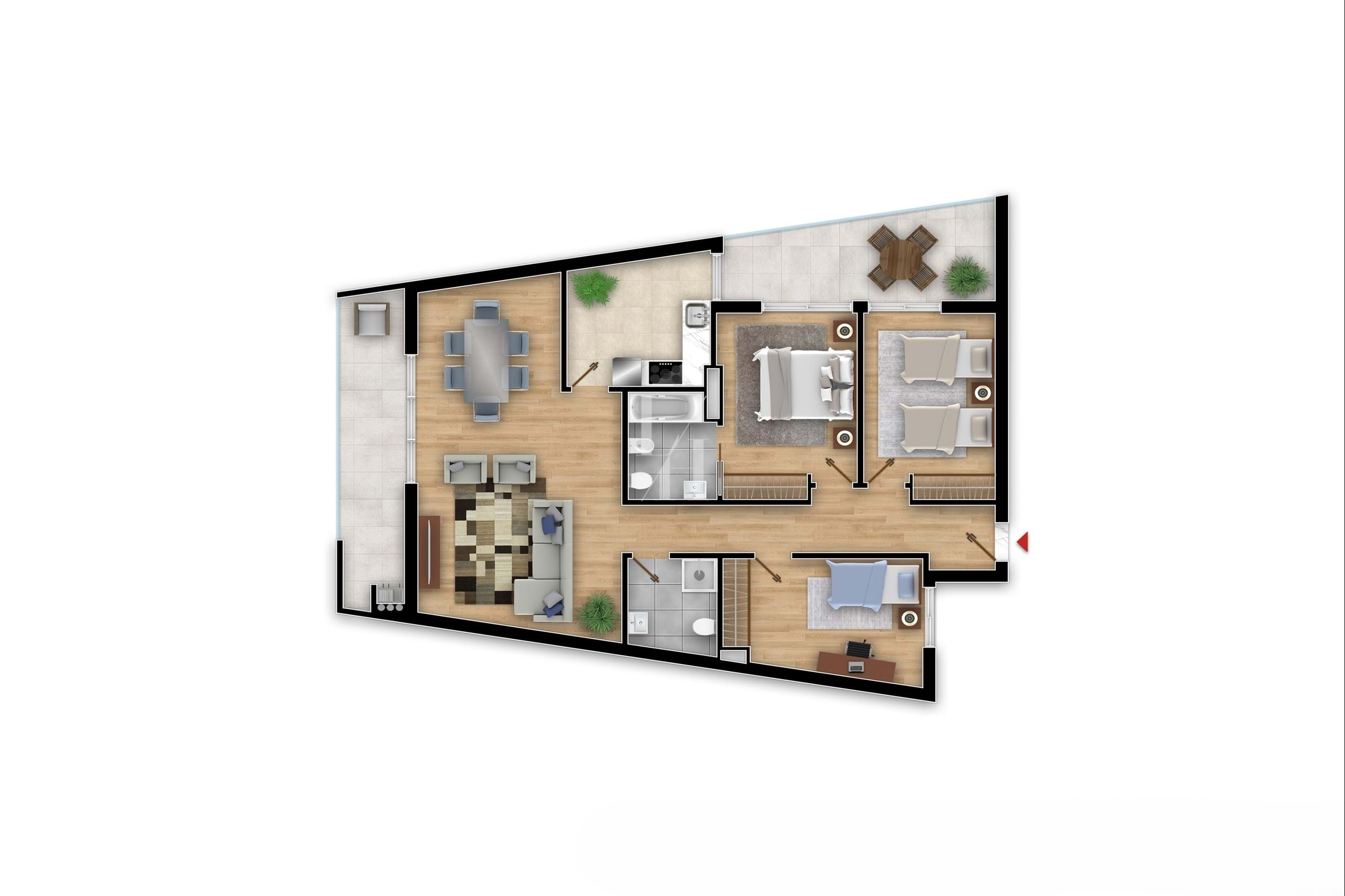 3 Bed, 2 Bath, ApartmentFor Sale, Olhos de Água, Albufeira, Faro, 8200-184